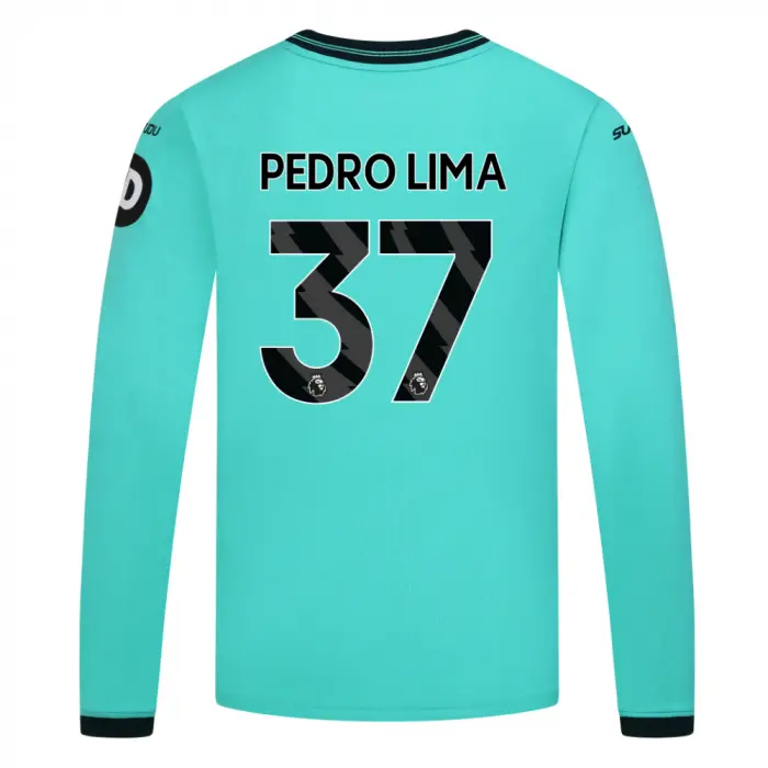 Wolverhampton Wanderers Store | Shop Official 2025-26 Wolves Away Shirt – Junior – LS PEDRO LIMA 37 Wolves Gear